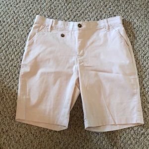 Lee comfort soft canvas shorts light pink size 12